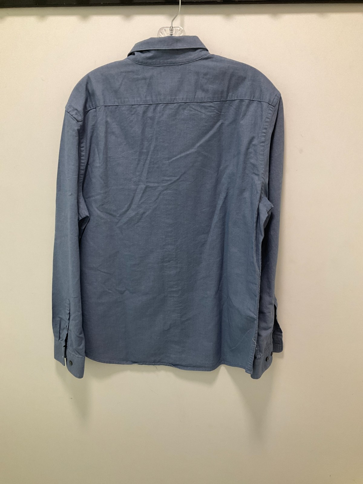 Express button down blue mens large - image 4