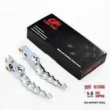 Motorcycle Brake and Clutch Lever Set for Harley Touring, Softail, Dyna, Chrome