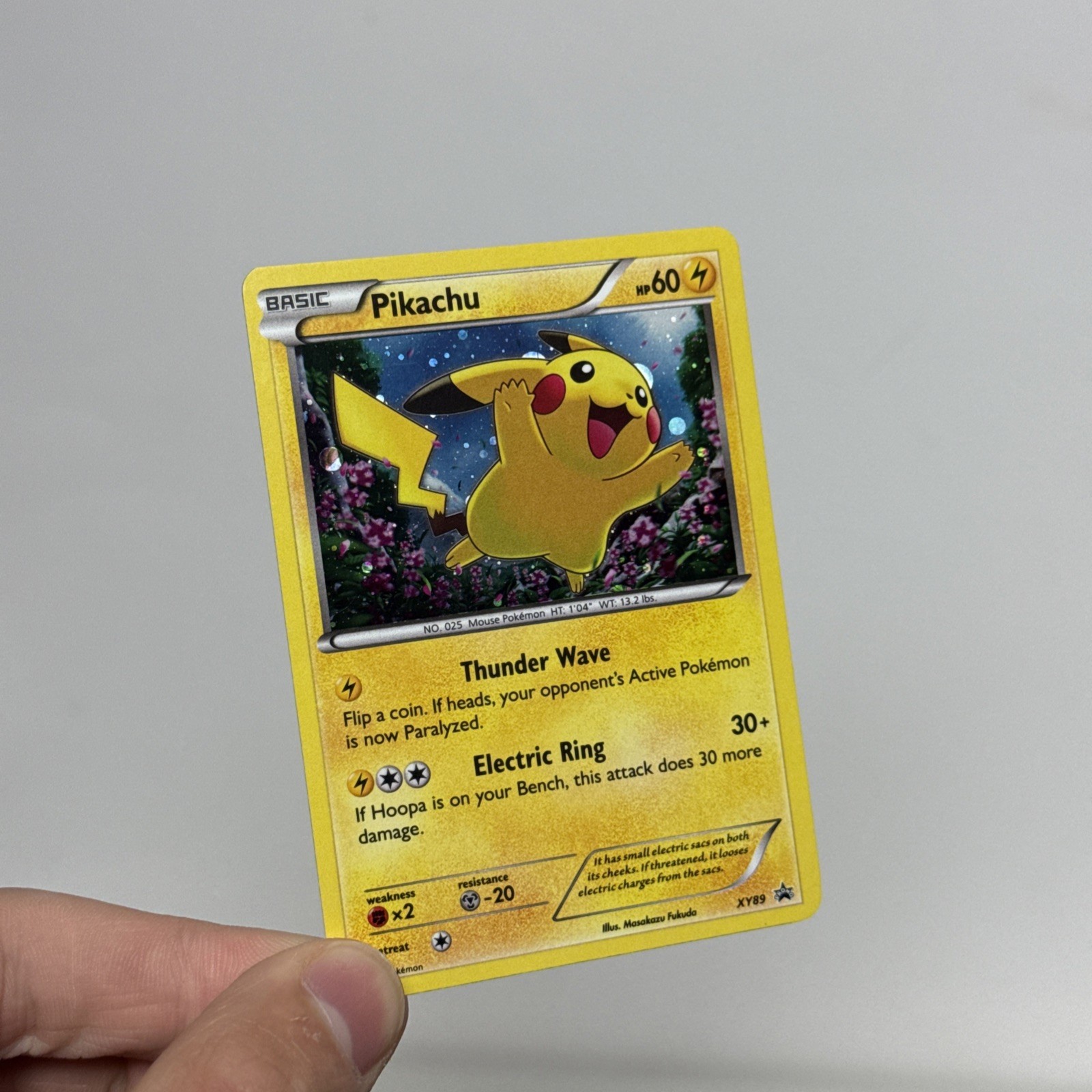 NM! Pikachu 2015 Pokemon Black Star Promos #XY89 Holo RARE CONDITION LOW POP view 8