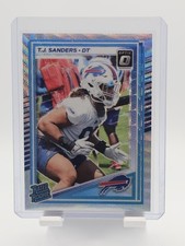 T.J. SANDERS 2025 DONRUSS OPTIC RATED ROOKIE WAVE PRIZM /300 #226 BILLS Q1824