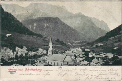 Old postcard postcard Schellenberg - total view GERMANY (1063929)