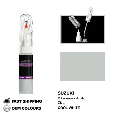 FÜR SUZUKI COOL WHITE ZNL Touch Up Lackstift Pinsel Fix Kit Kratzer Chip Set ...