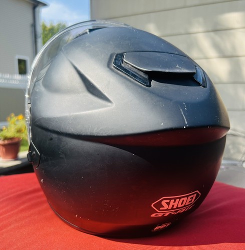 Shoei GT Air Matte Black Full Face Helmet Size Small/Dark Tint Eye Shield/ - Picture 4 of 13