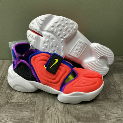 Nike Aqua Rift Shoes BQ4797-600 White Bright Crimson Womens Size 5.5 NEW