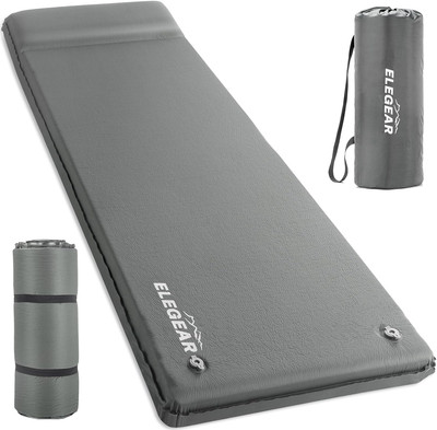 Self Inflating Sleeping Pad, 3.1'' Ultra-Thick Memory Foam Camping Pad with Pillo