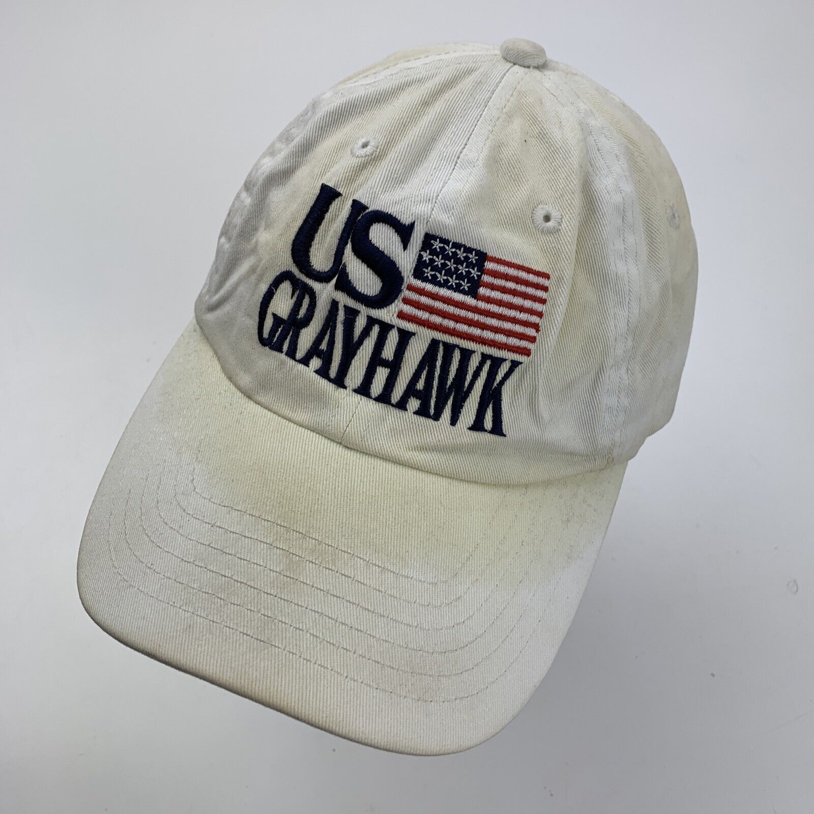US Gray Hawk Ball Cap Hat Adjustable Baseball - image 1
