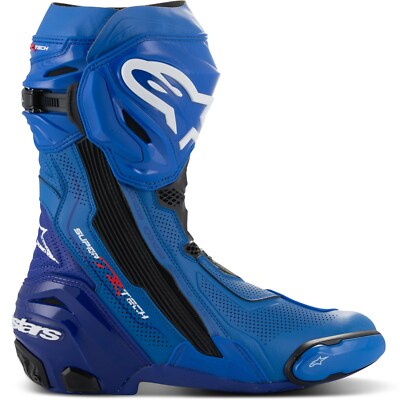 Motorcycle Boots 44 - Alpinestars Supertech R Vented - Blue