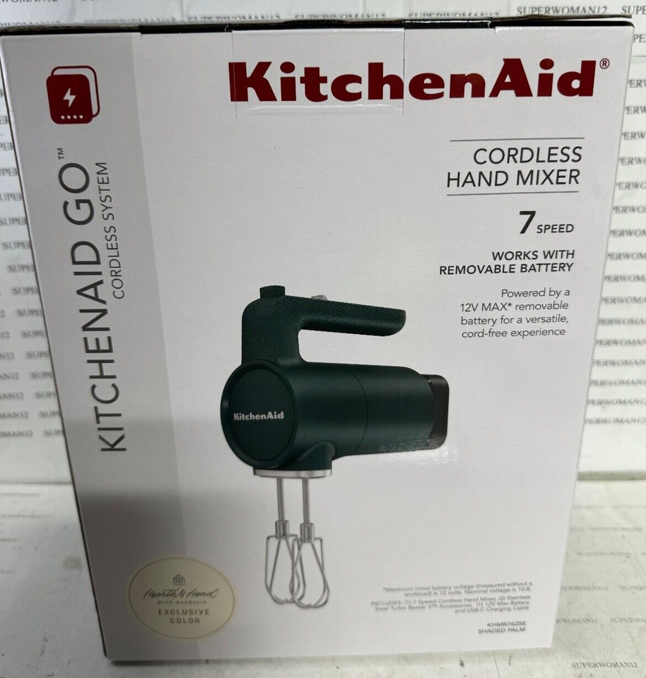 KitchenAid Go Cordless Hand Mixer battery included Hearth & Hand with Magnolia eBay