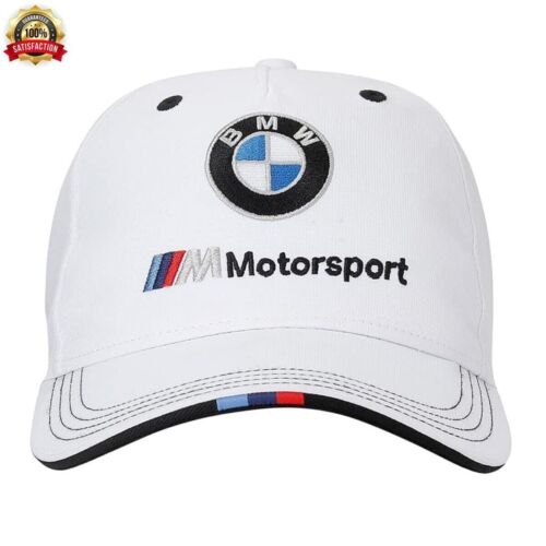 PUMA BMW M MOTORSPORT BASEBALL CAP SPORT CAP PUMA BMW WHITE CAP UNISEX HAT - 第 1/5 張圖片