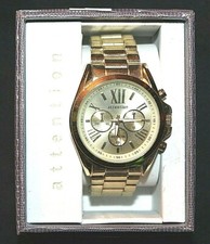 Attention Ladies' Round Metal Roman Numeral Display Wristwatch Watch - Pick