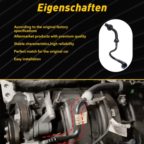 For 2015-2023 Ford Mustang with 2.3L Ecoboost Engine EVAP Hose Fuel Vapour Pipe - Picture 9 of 12