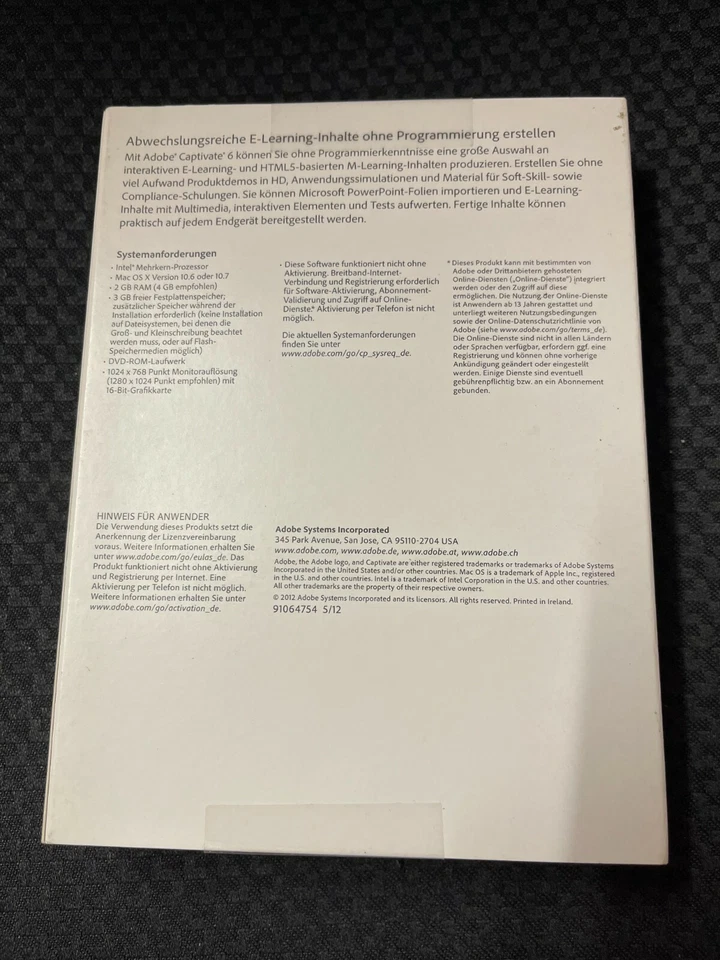 Adobe Captivate 6 - Retail Boxed (Mac) - 65185763 - Image 2 of 4