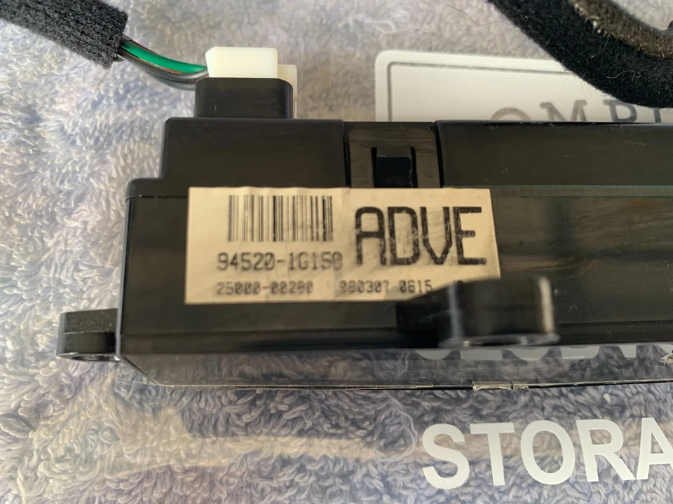 Reloj de tiempo digital para tablero central Kia Rio Rio5 2006 2007 2008 2009 94520-1G150 Foto 4 de 4