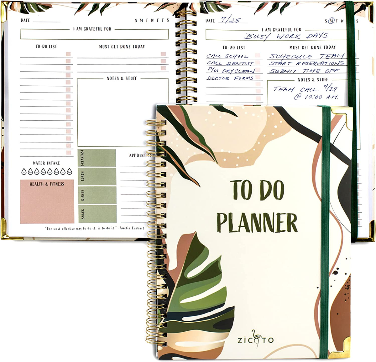 S&O Project Management Planner - Work Organizer Daybook– Assignment Schedule Notebook - Task Manager – Activity Notebooks For Work - Project