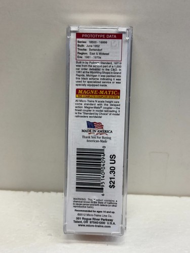 N Scale Micro Trains MTL 020 00 876 Chesapeake & Ohio C&O 18719 Box Car w/Load - Picture 4 of 4
