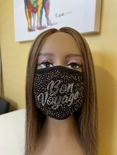 Cruise Travel Bon Voyage Rhinestone Bling Face Mask