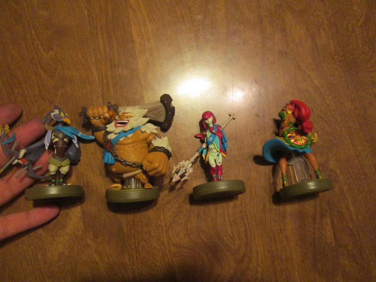 SET MIPHA URBOSA REVALI DARUK AMIIBO BREATH OF THE WILD NINTENDO