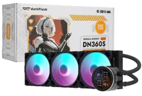 darkFlash NEBULA DN‑360S / ARGB / black / CPU Cooler / Express / Genuine