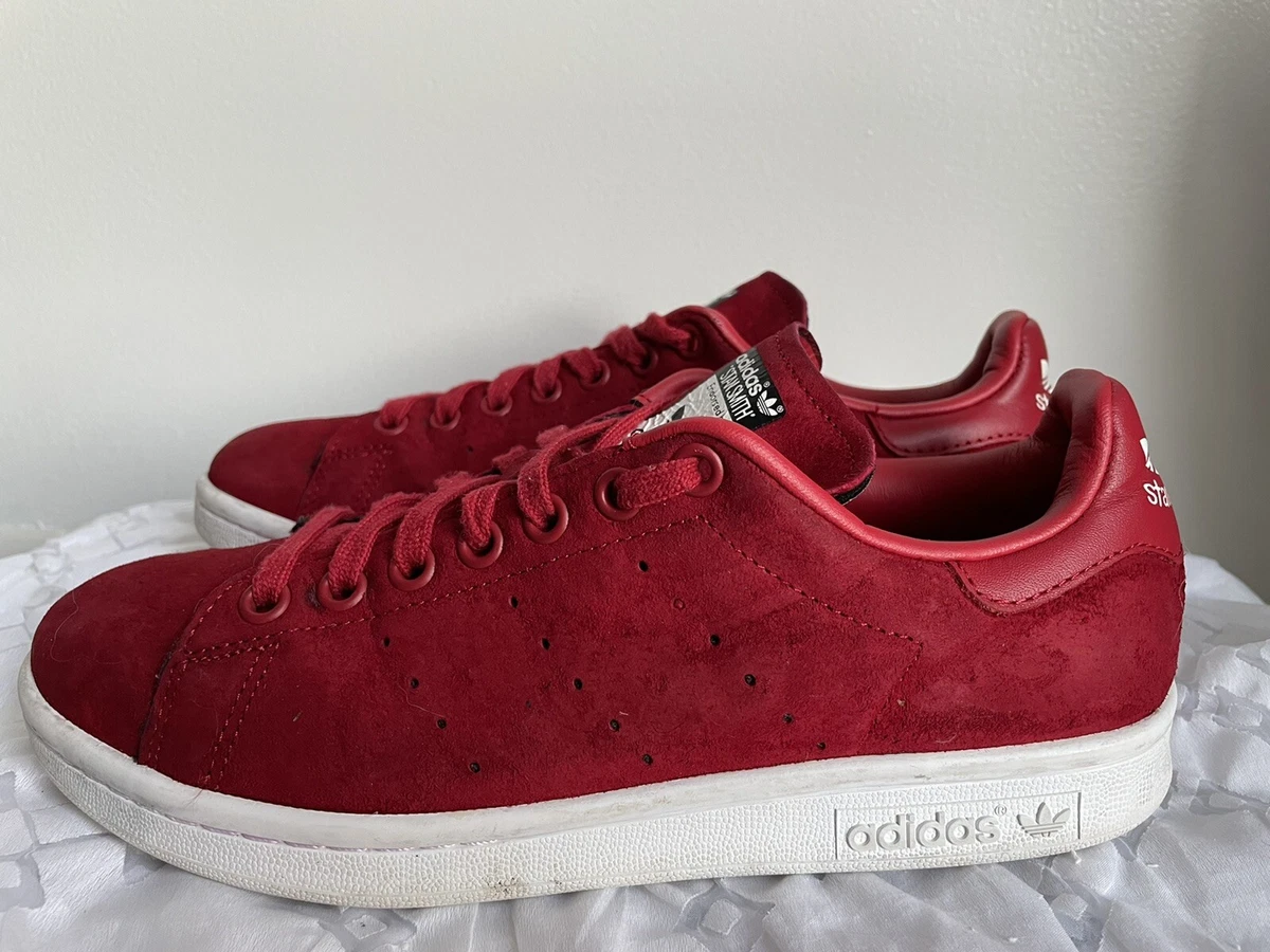 Red stan smith trainers cheap