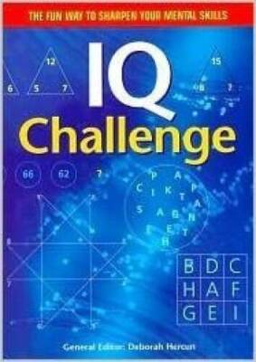 IQ Challenge: More Than 500 Visual, Verbal and Numerical Puzzles to  - VERY GOOD