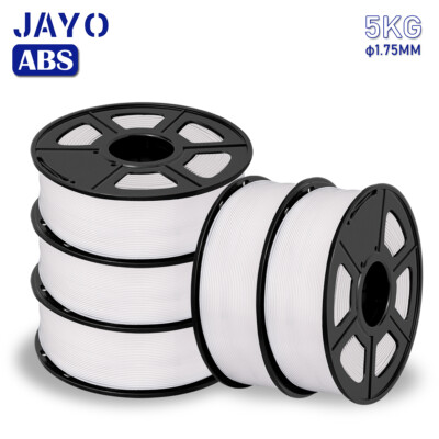 JAYO 5KG ABS White 1.75mm Filament 3D Printer Durable Impact Resistance 250-260 