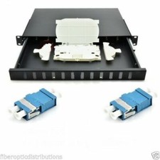 12 Fibers Rack Mount ,Fiber Patch Panel,Terminal box with LC adapter -4768