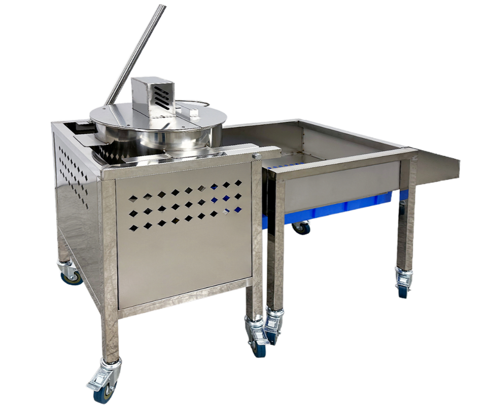 Propane Popcorn Machine 30 QT Commercial Propane Kettle Corn Popcorn Machine W/Tools, Stainless ...