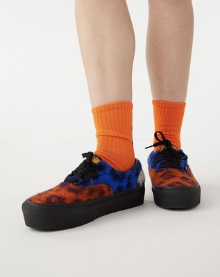 platform vans leopard print