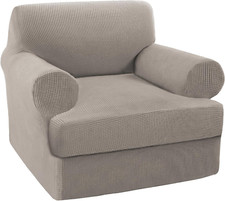 T Cushion Chair Slipcover Armchair Slipcover for Living Room Stretch Sofa Couch