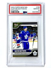 2023 Topps Now NHL - AUSTON MATTHEWS #160 Stickers PSA-10 Toronto MAPLE LEAFS