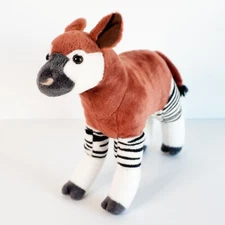 Wild Republic Okapi Plush Stuffed Animal Zoo 12" Exotic Realistic