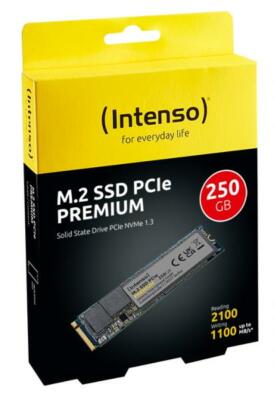Intenso SSD M.2 PCIe Express interne Festplatte Premium 3D NAND 250GB