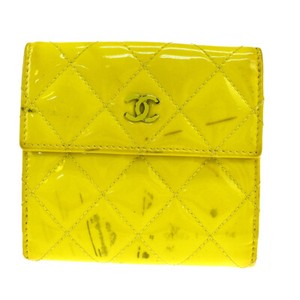 chanel folded card holder