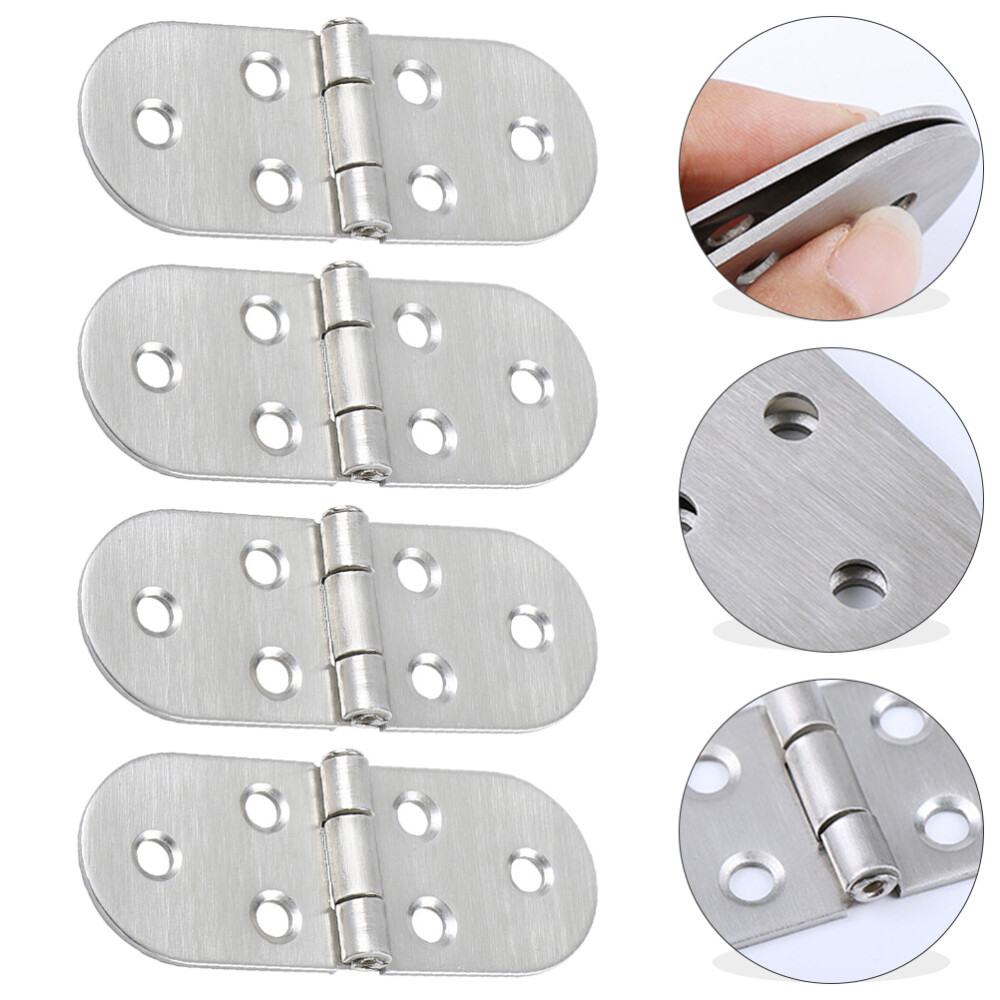 4 Pcs Stainless Steel Flap Hinge Bisagras Para Folding