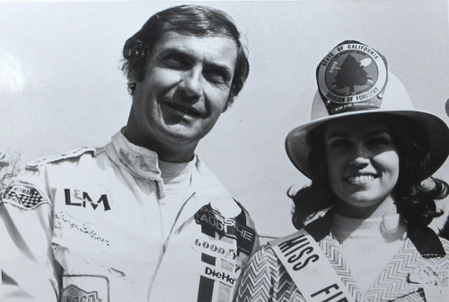 George Follmer Porsche Can Am Racing Champion Miss Cal Fire Prevention Photos