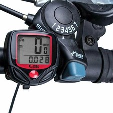 Bike Bicycle SPEEDOMETER Cycle Digital Odometer Computer MPH KMH Waterproof LCD