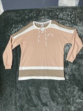Pink Victoria Secret Women s Oversized Long Sleeve Sweatshirt Size L