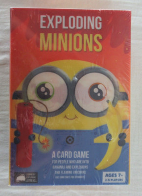 Exploding Minions Card Game Exploding Kittens 2020 Despicable Me SEALED