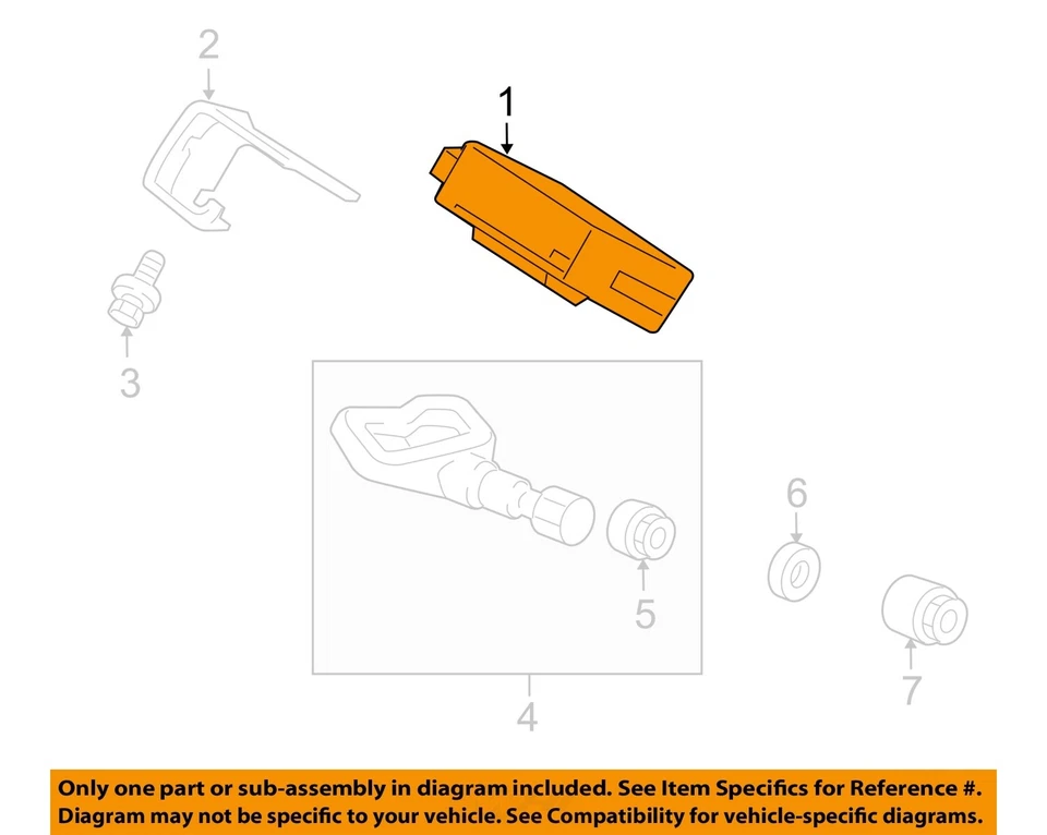 Used Tire Pressure Monitoring System (TPMS) Control Mod fits: 2011 Honda Crossto - Image 3 of 4