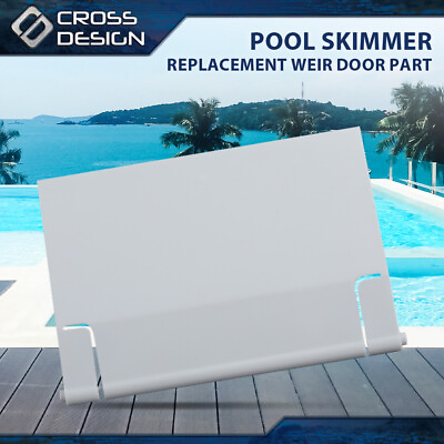 #ad For SPX1082K SP1082K4 Hayward Pool White Skimmer Replacement Weir Door Part