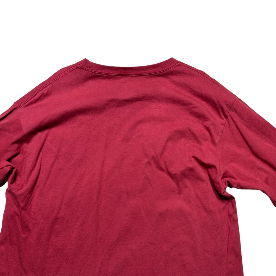 Camisa NFL Arizona Cardinals Adulto Talla Grande Roja Manga Larga Cuello Redondo Foto 4 de 4