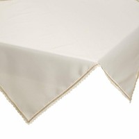 Mitteldecke TischläUfer Tischdecke 85 X 85 Cm Creme Beige Modern Und Elegant