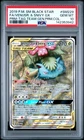 2019 POKEMON SM BLACK STAR PROMO #SM229 FULL ART/VENUSAUR & SNIVY GX PSA 10