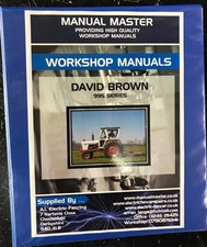 DAVID BROWN CASE 885 995 Workshop Manual - Printed - FREE 24HR DELIVERY