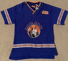 vintage star wars shirt Jar Jar Binks Size 7 Boys 90s