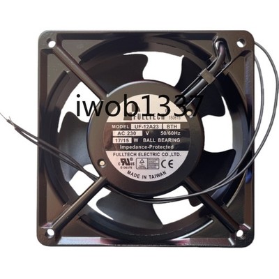 Original for FULLTECH UF-12A23 BTH AC 230V 60Hz 120x120x38mm Server Cooler Fan
