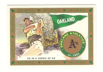 2021 Topps Allen and Ginter T51 Murad Reimagined - OAKLAND As Rickey Henderson