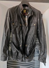 Veste Vintage Belstaff Roadmaster 1981 - Cire Noire - Taille IT42/EU36/UK10/US8 - Femme - Occasion TB