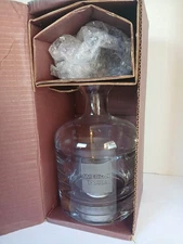 Glass American Express Whiskey Decanter Golf Gift Trophy