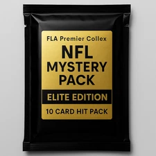 NFL Mystery Pack – 10 Card HIT PACK – Numbered Chance, Rookies & Parallels